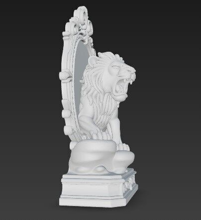 Wild Power in an Artistic Frame 3D print model_1