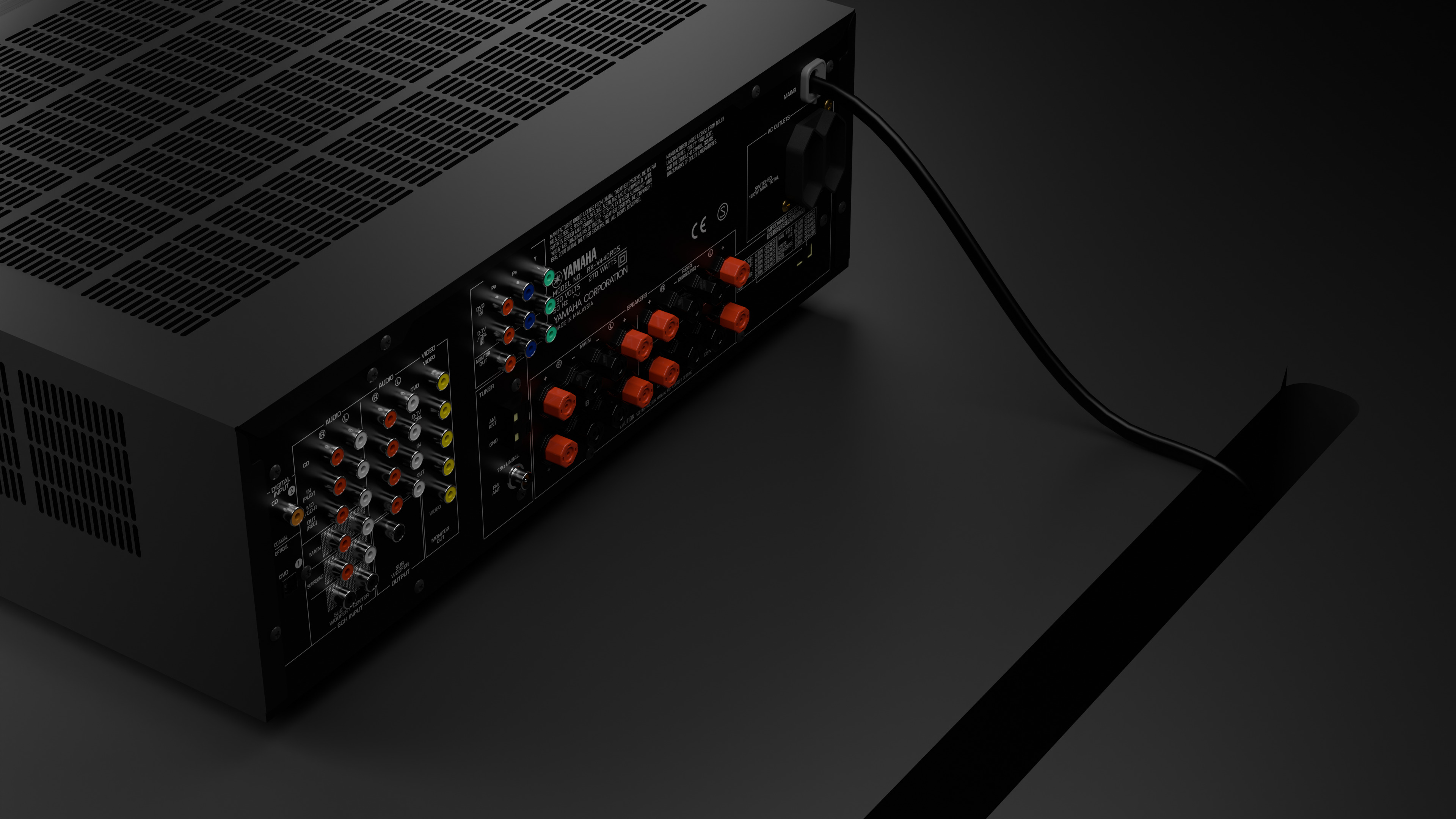 Yamaha RX-V440RDS AV Receiver 3D model_3