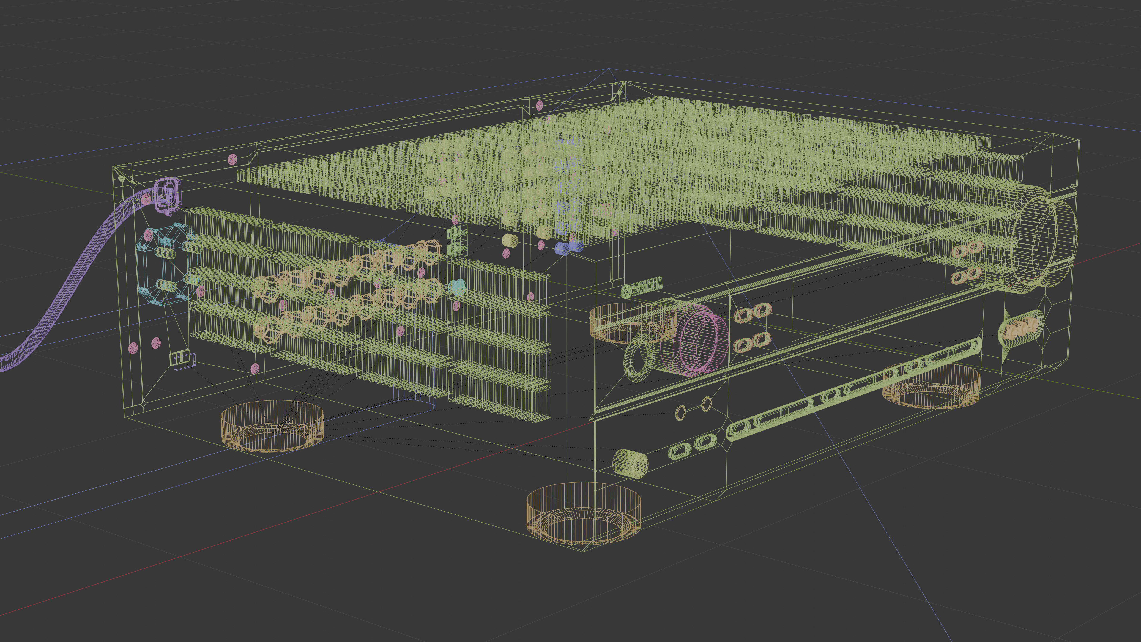 Yamaha RX-V440RDS AV Receiver 3D model_7