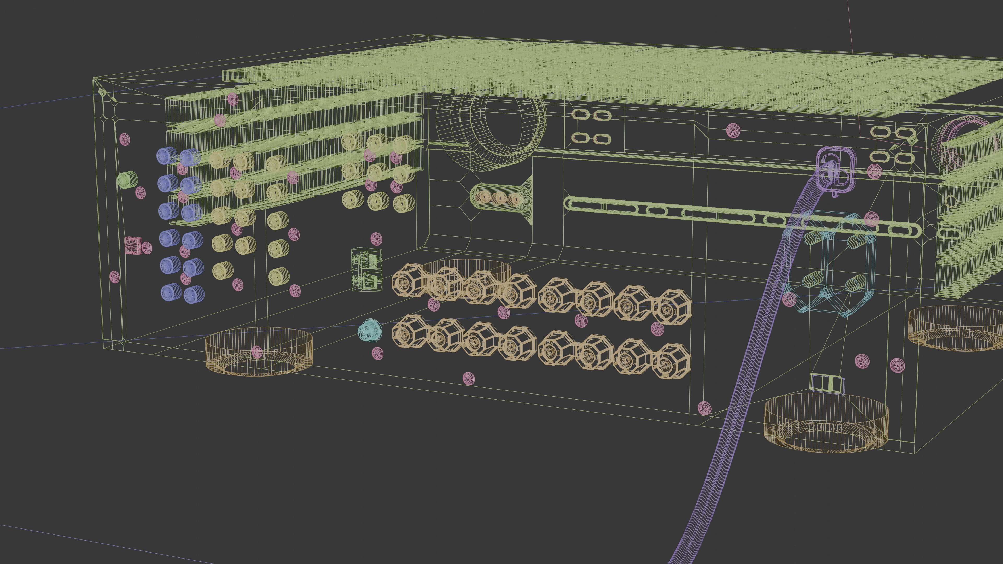 Yamaha RX-V440RDS AV Receiver 3D model_6