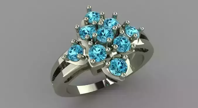 FLOWER LADIES RING 
