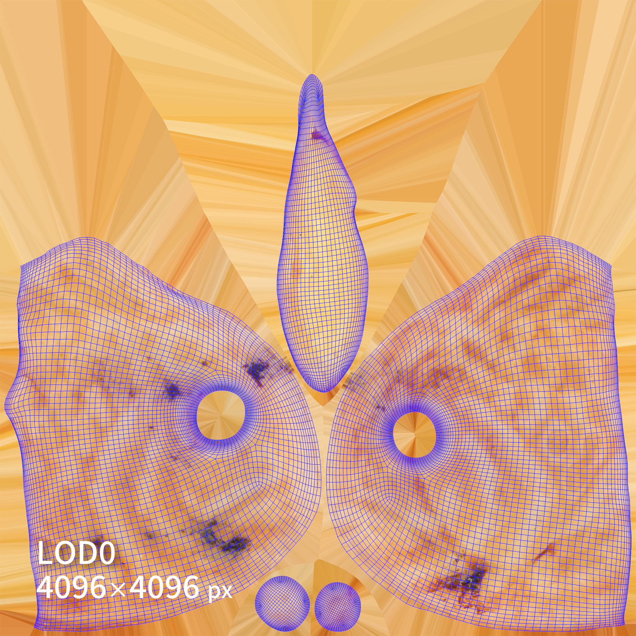 Cut Taiyaki ver4 3D model Low-poly 3D model_13