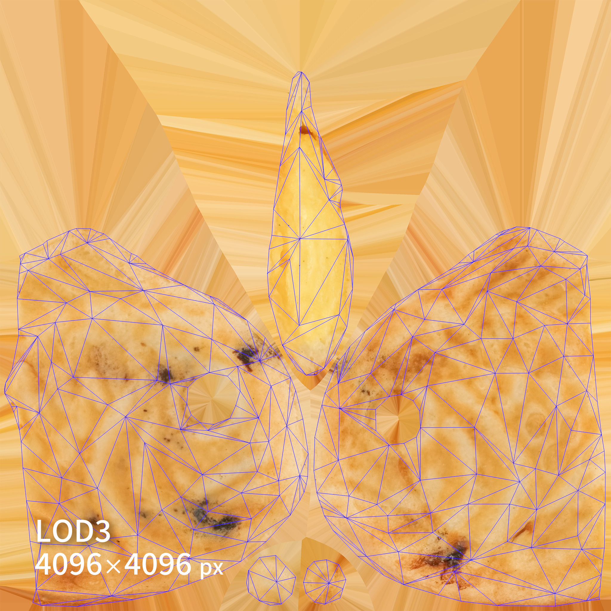 Cut Taiyaki ver4 3D model Low-poly 3D model_14