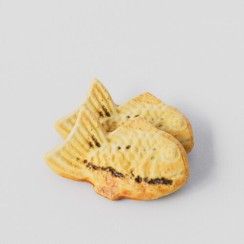Taiyaki 3D model Bundle Pack 1 Low-poly 3D model 3