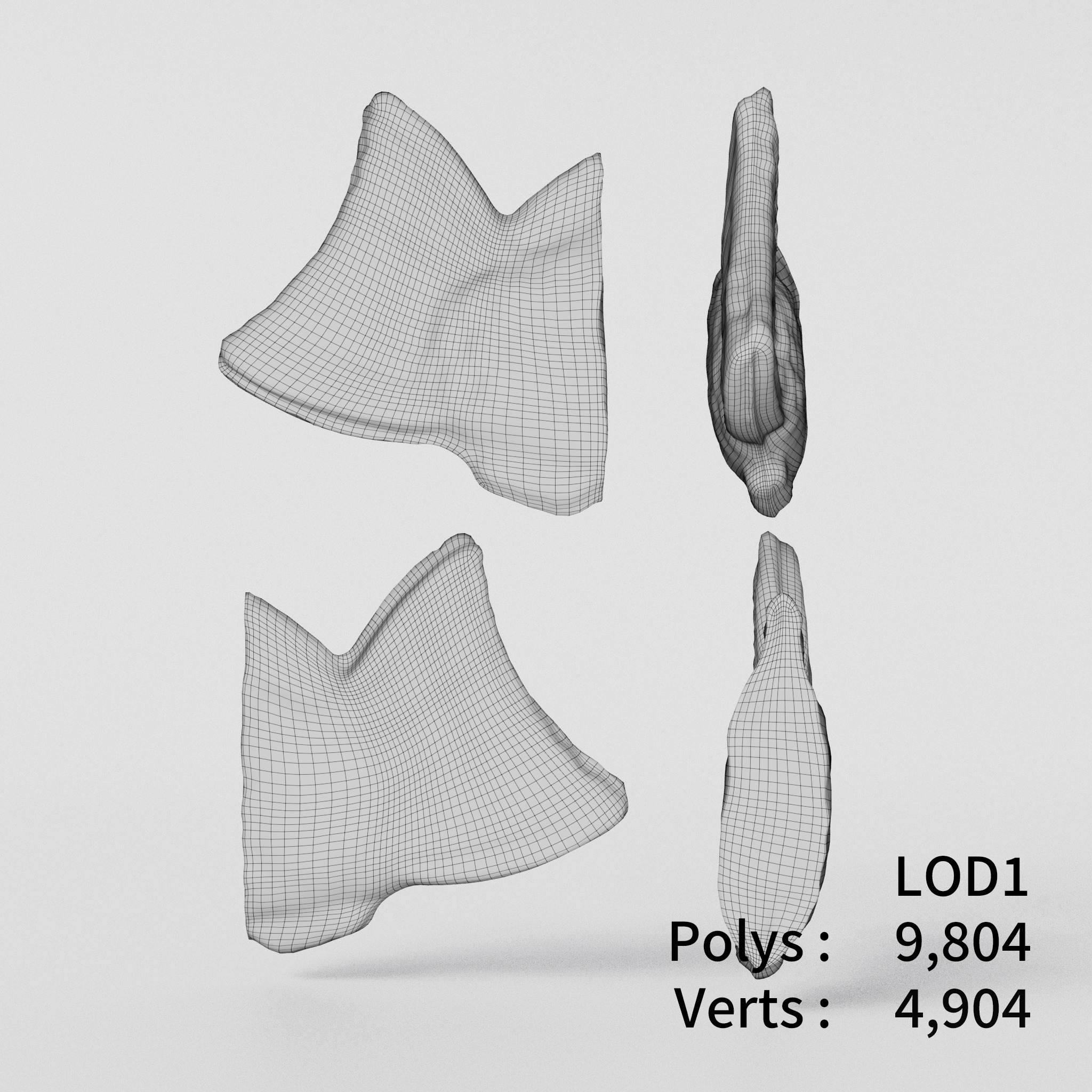 Taiyaki 3D model Bundle Pack 1 Low-poly 3D model_16