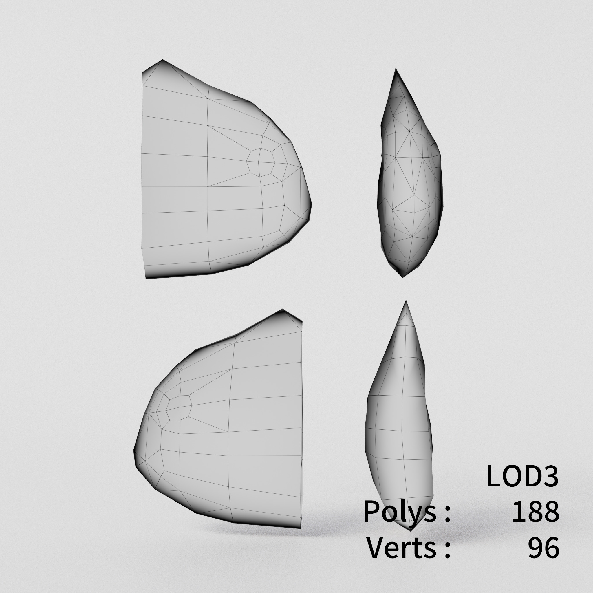 Taiyaki 3D model Bundle Pack 1 Low-poly 3D model_19