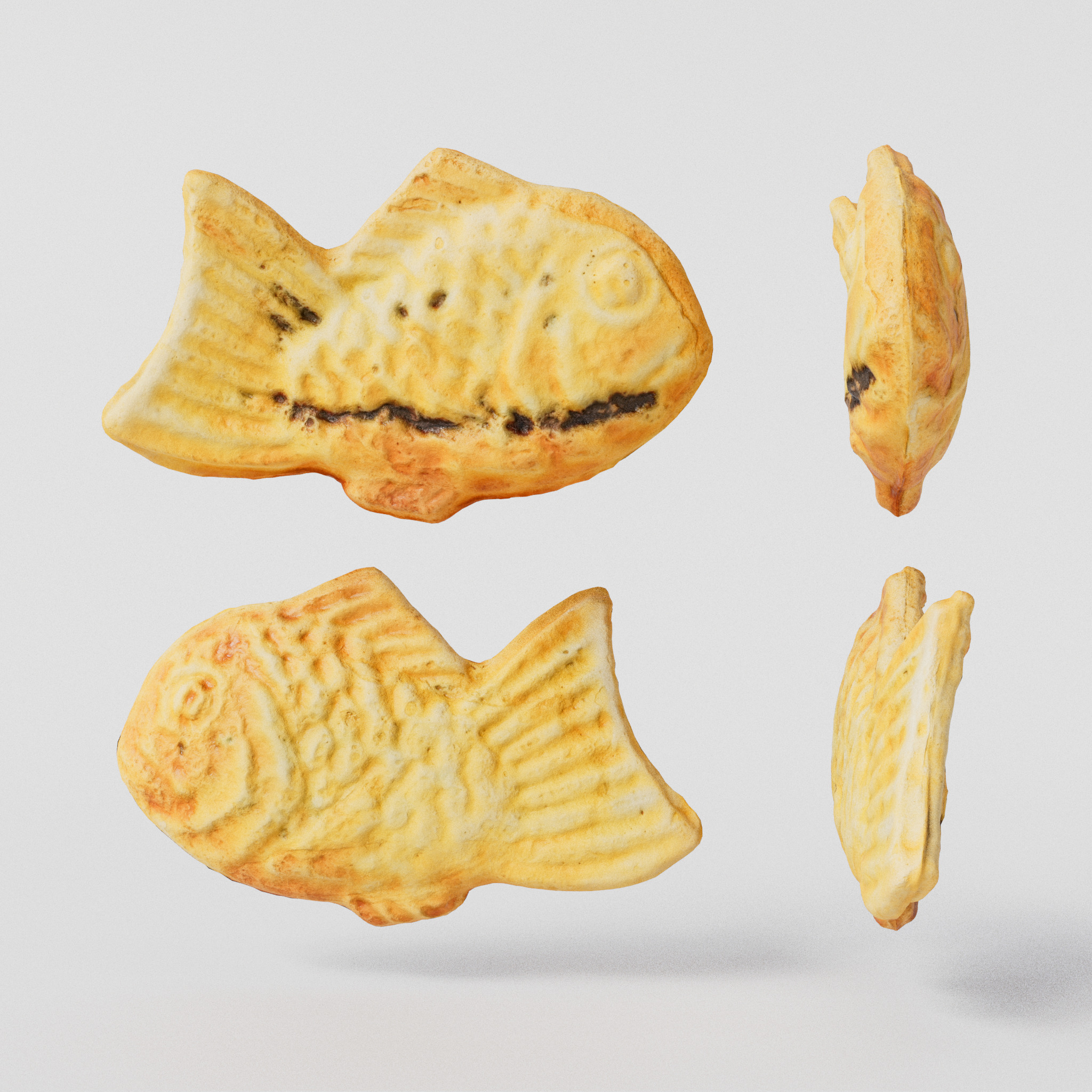 Taiyaki 3D model Bundle Pack 1 Low-poly 3D model_8