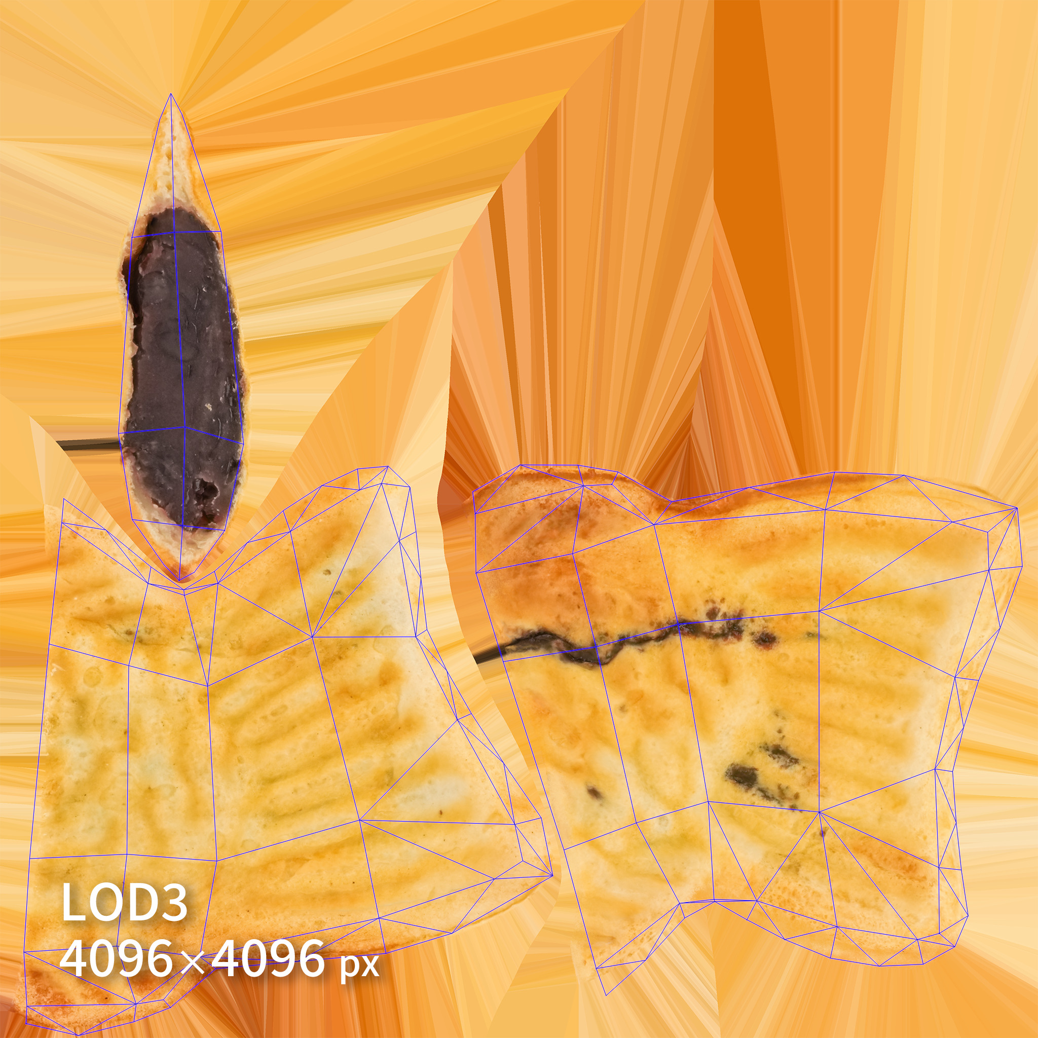 Taiyaki 3D model Bundle Pack 1 Low-poly 3D model_24