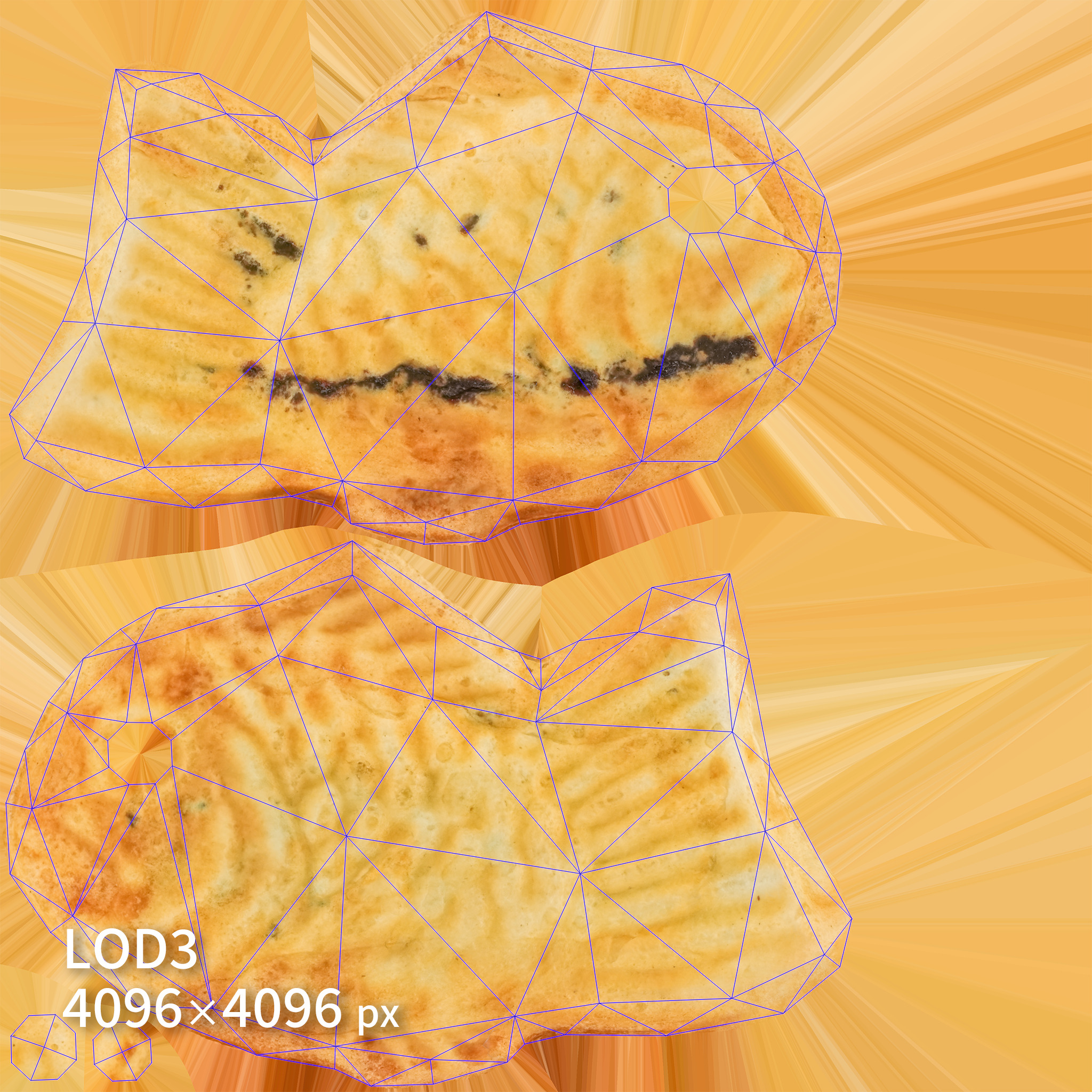 Taiyaki 3D model Bundle Pack 1 Low-poly 3D model_26