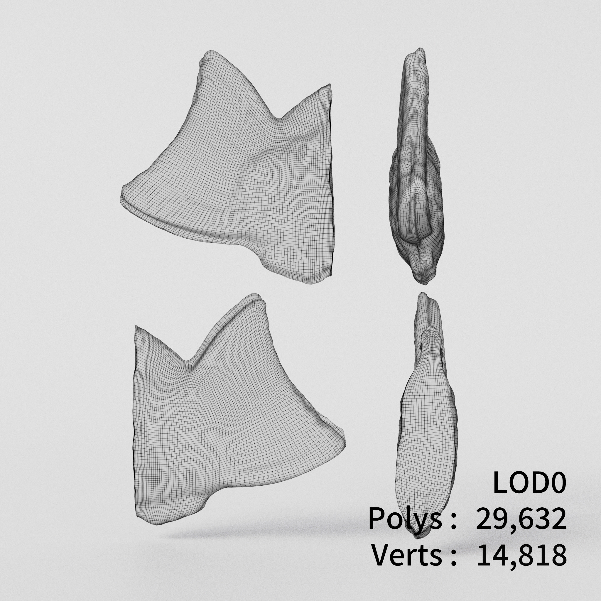 Taiyaki 3D model Bundle Pack 1 Low-poly 3D model_14