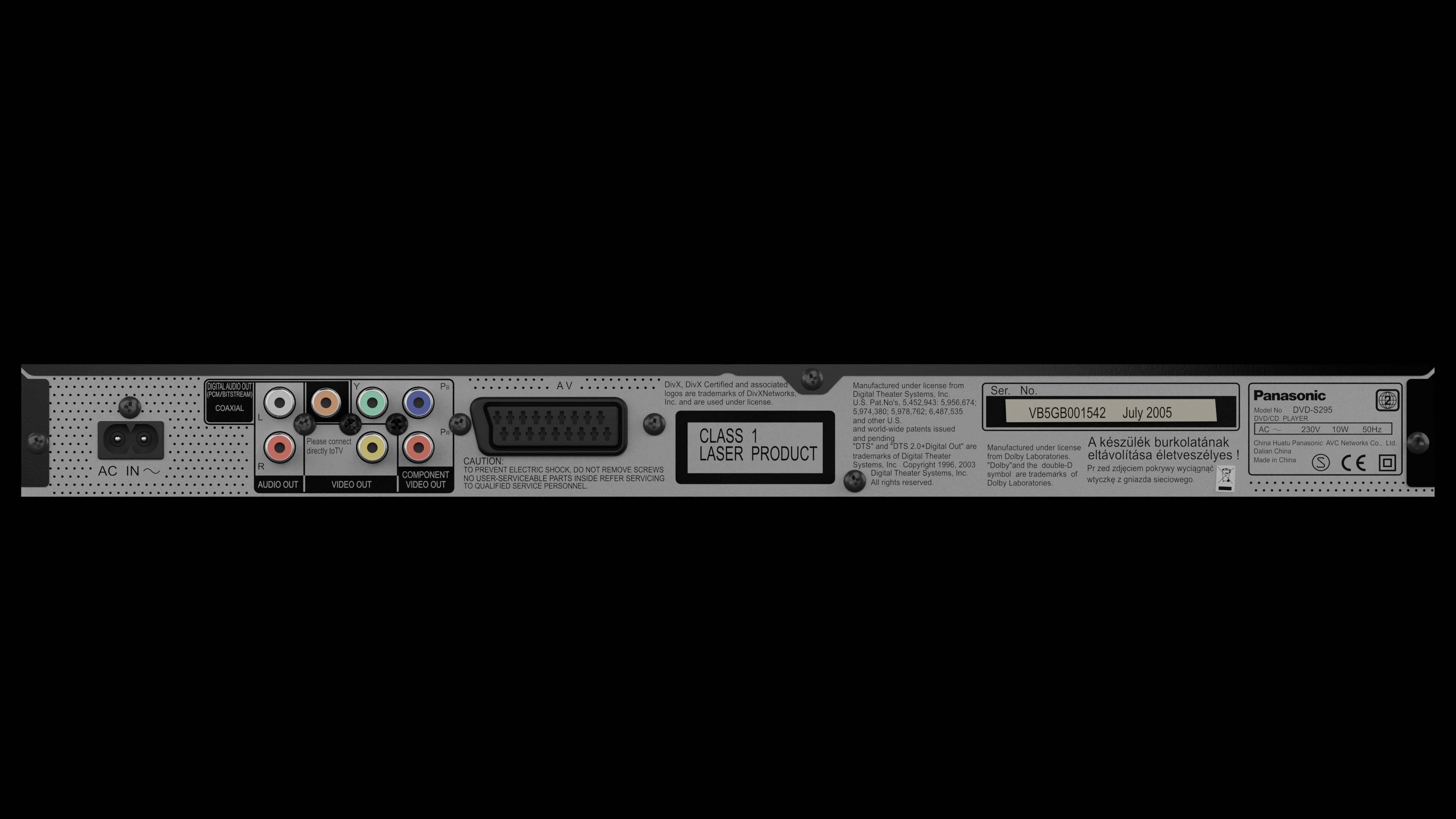 Panasonic DVD S295 3D model_2