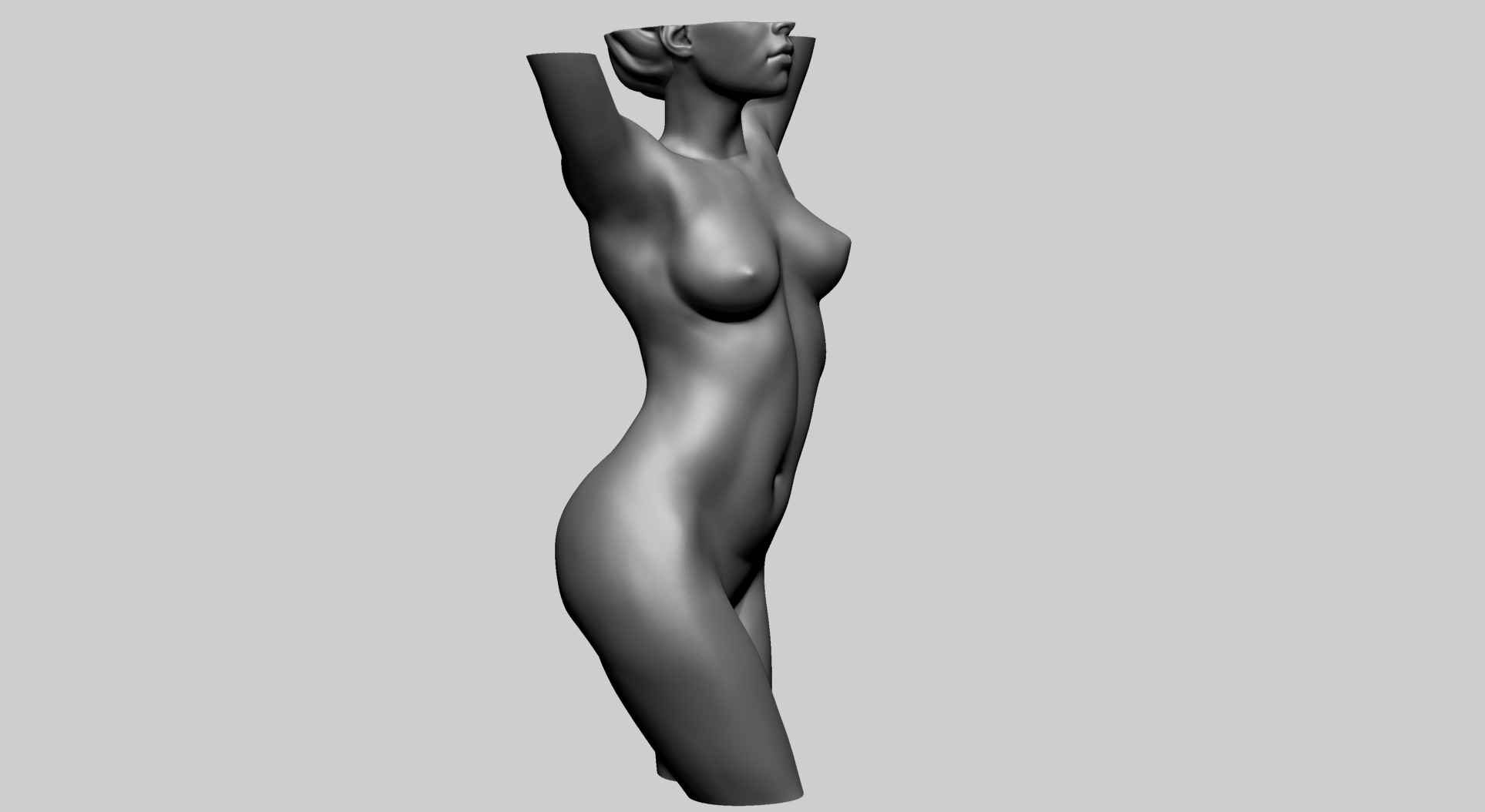 Female Torso C 3D model_5