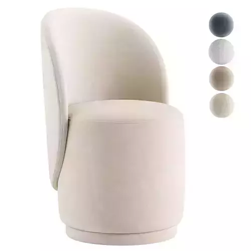 Velvet Upholstered Chair Zeyno