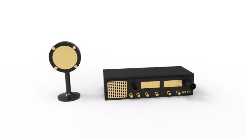 CB Radio Vintages 3D print model