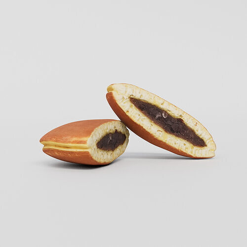Dorayaki 3D model Bundle Pack Low-poly 3D model 4