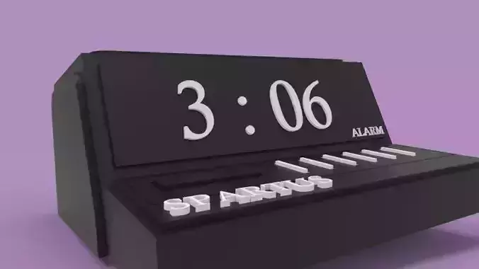 Alarm Retro Vintages 3D print model