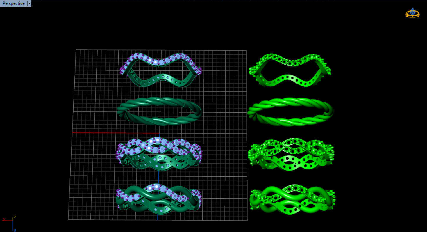 4 minimal band pack 3D print model_24