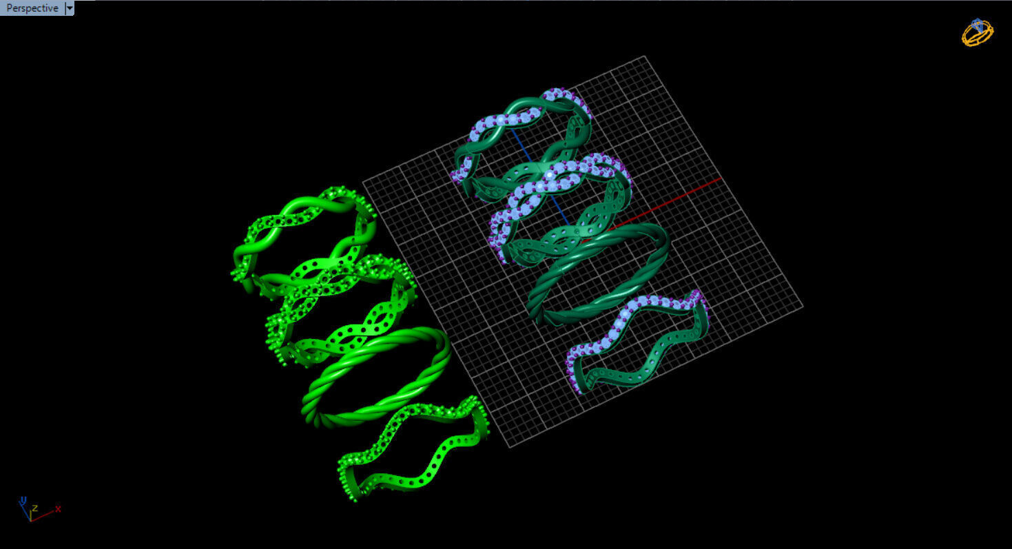 4 minimal band pack 3D print model_11