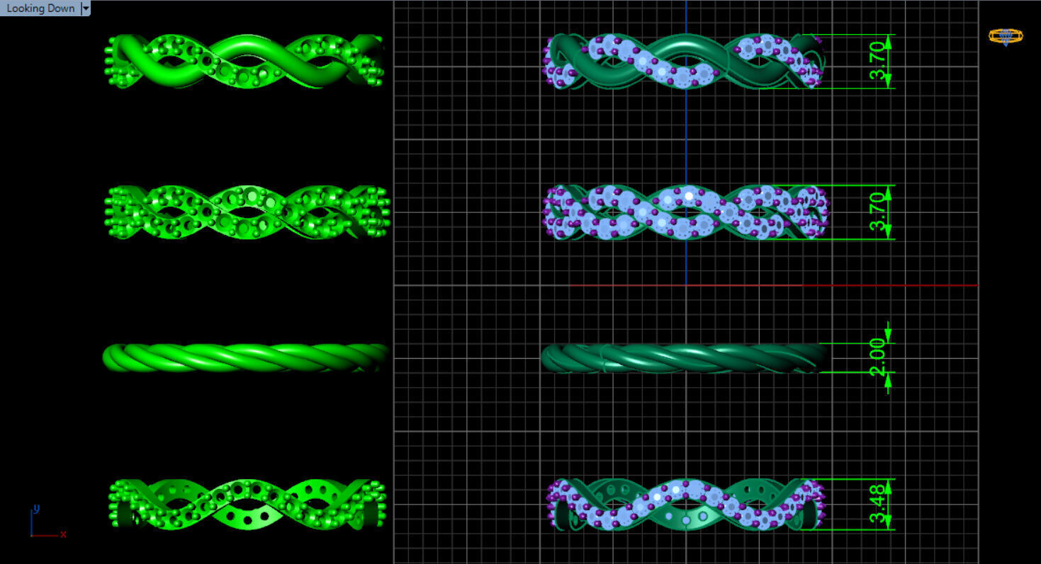 4 minimal band pack 3D print model_10