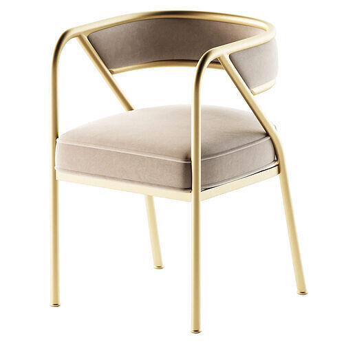 Silla Rosa Pink Armchair 3D model