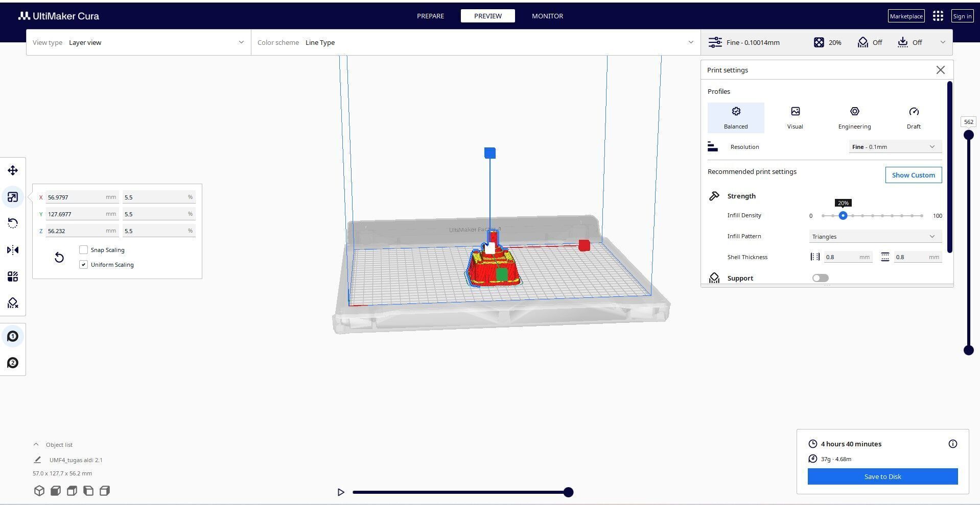 Code Miniature Control II 3D print model_1