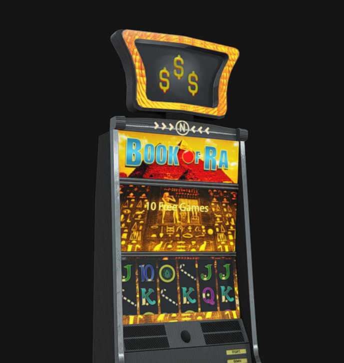 Slot Machine 02 Low-poly 3D model_3