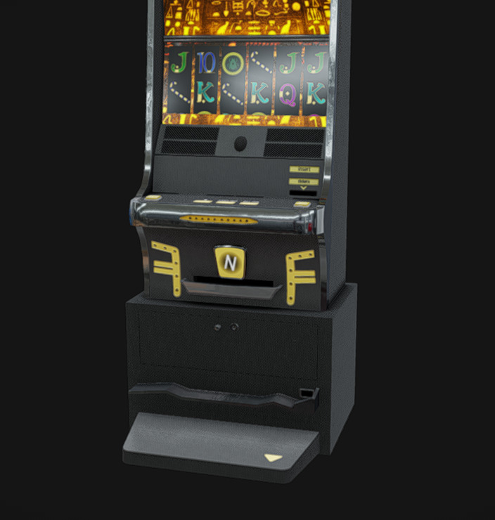 Slot Machine 02 Low-poly 3D model_2