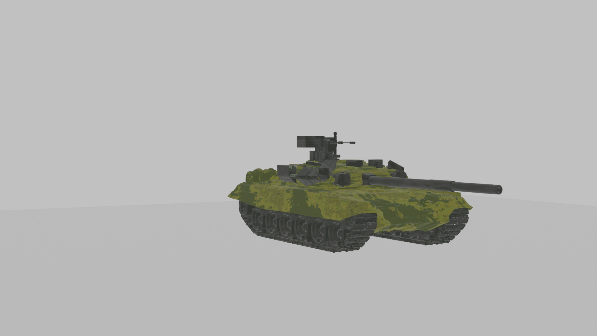 T90 M Low-poly 3D model_7