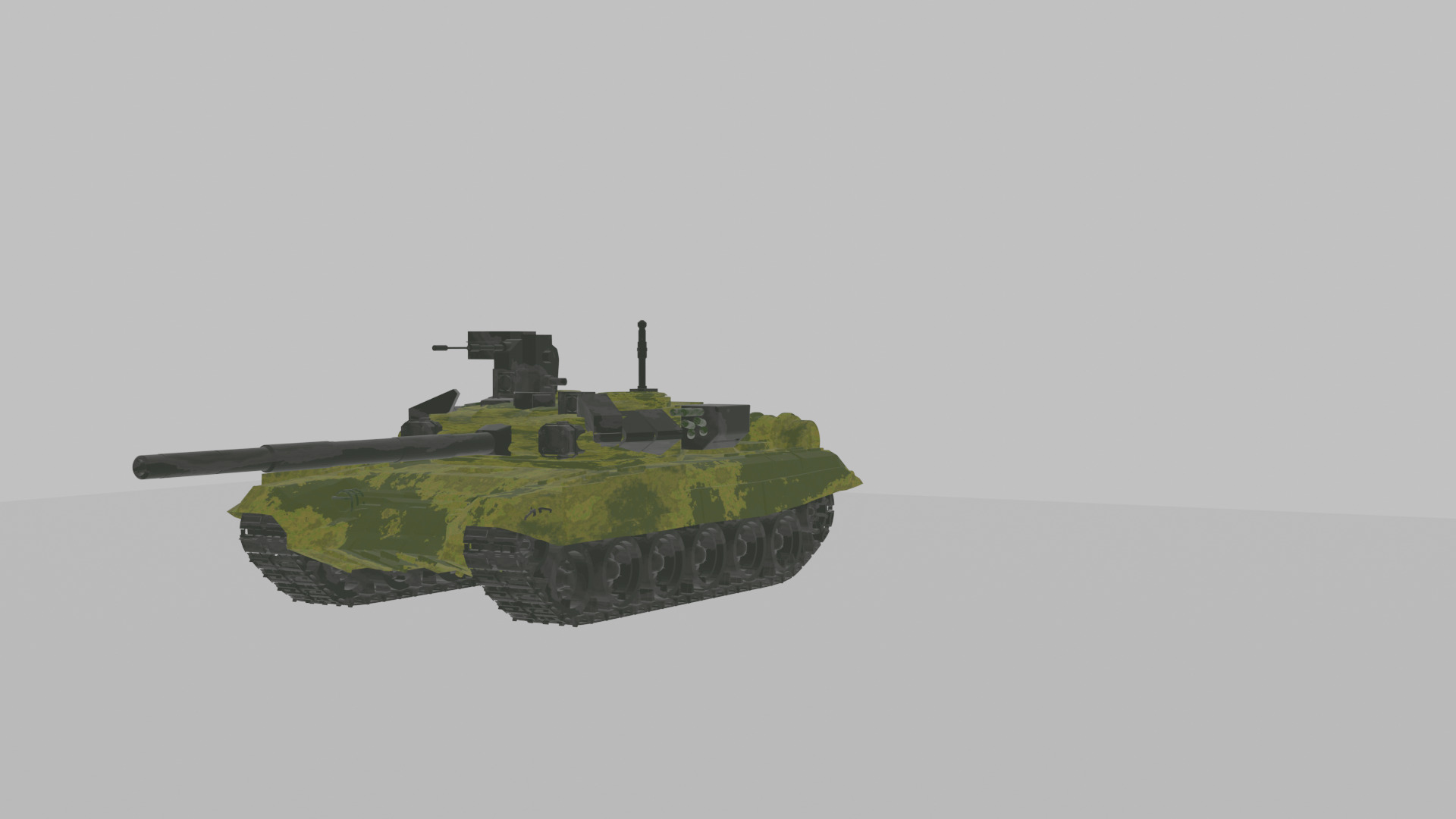 T90 M Low-poly 3D model_6