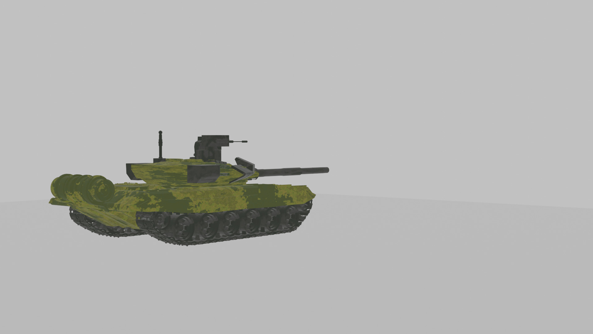T90 M Low-poly 3D model_8