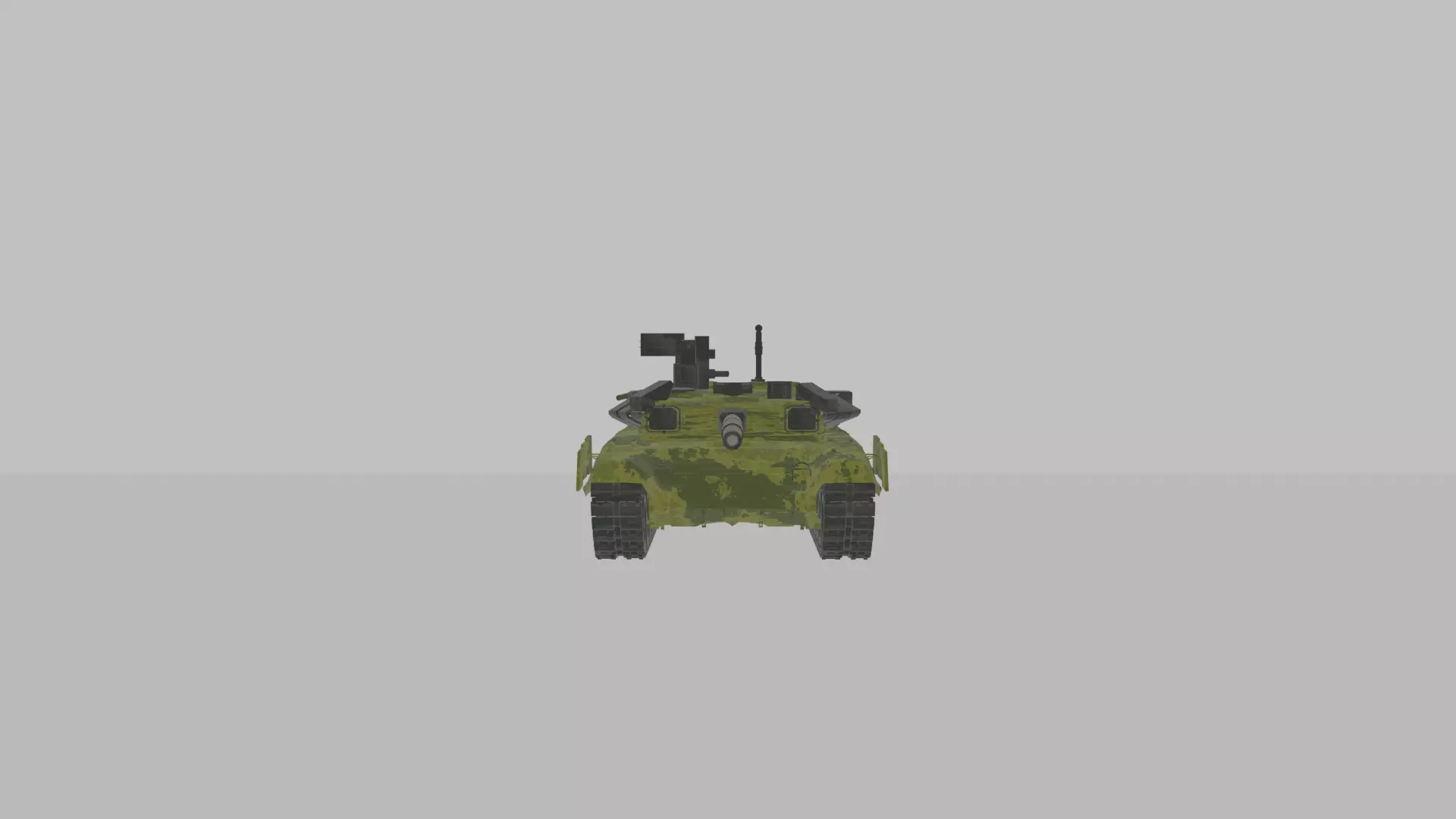T90 M Low-poly 3D model_0