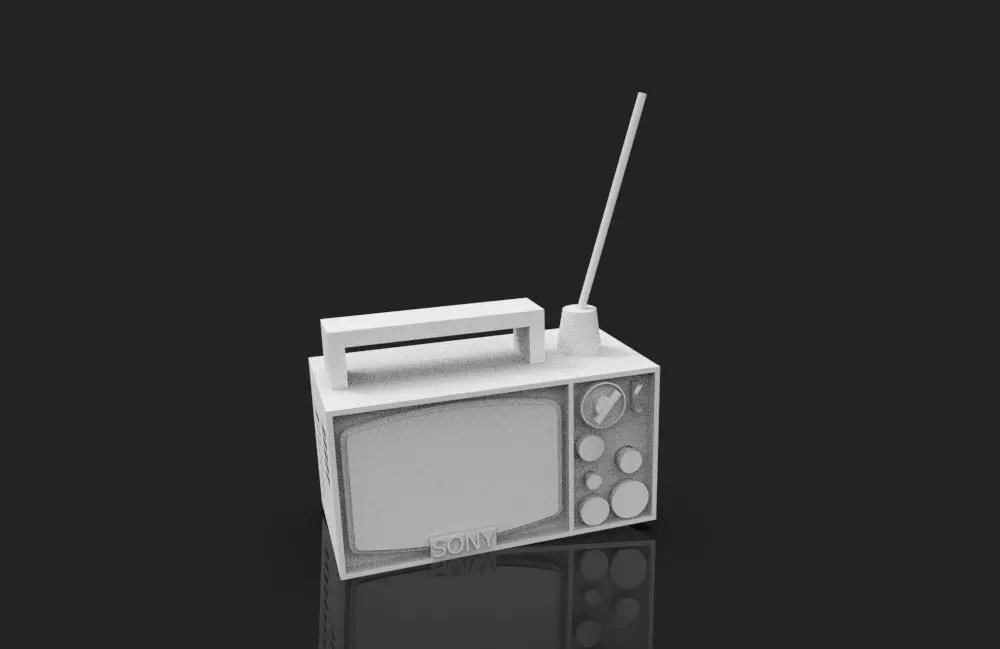 Vintages Television 3D print model