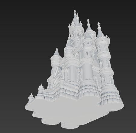 The Magic of Gothic Architecture at Home Detailed Gothic Castle  3D print model_3