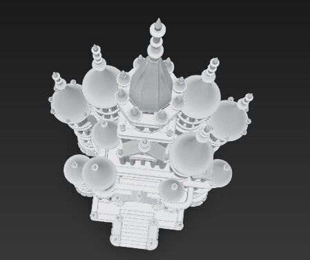 The Magic of Gothic Architecture at Home Detailed Gothic Castle  3D print model_2