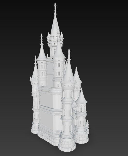 The Magic of Gothic Architecture at Home Detailed Gothic Castle  3D print model_7