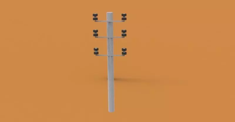 Power Pole 3D print model_0