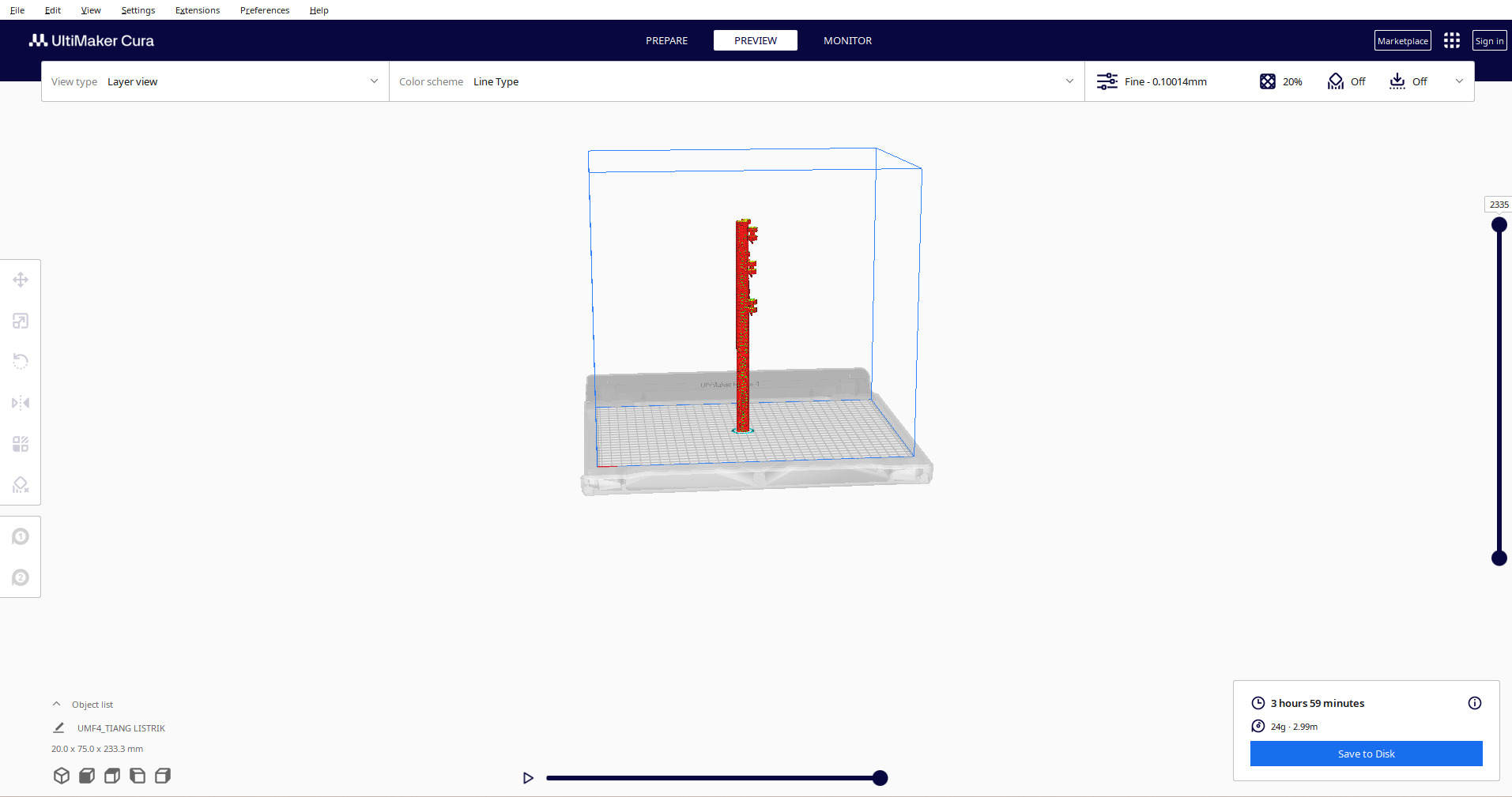 Power Pole 3D print model_1