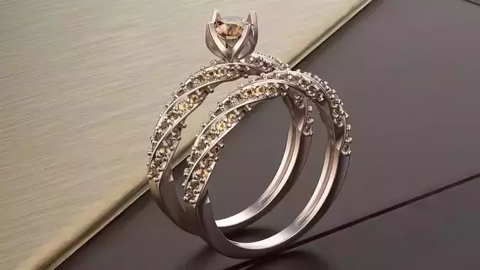 Spiral Solitaire Ring