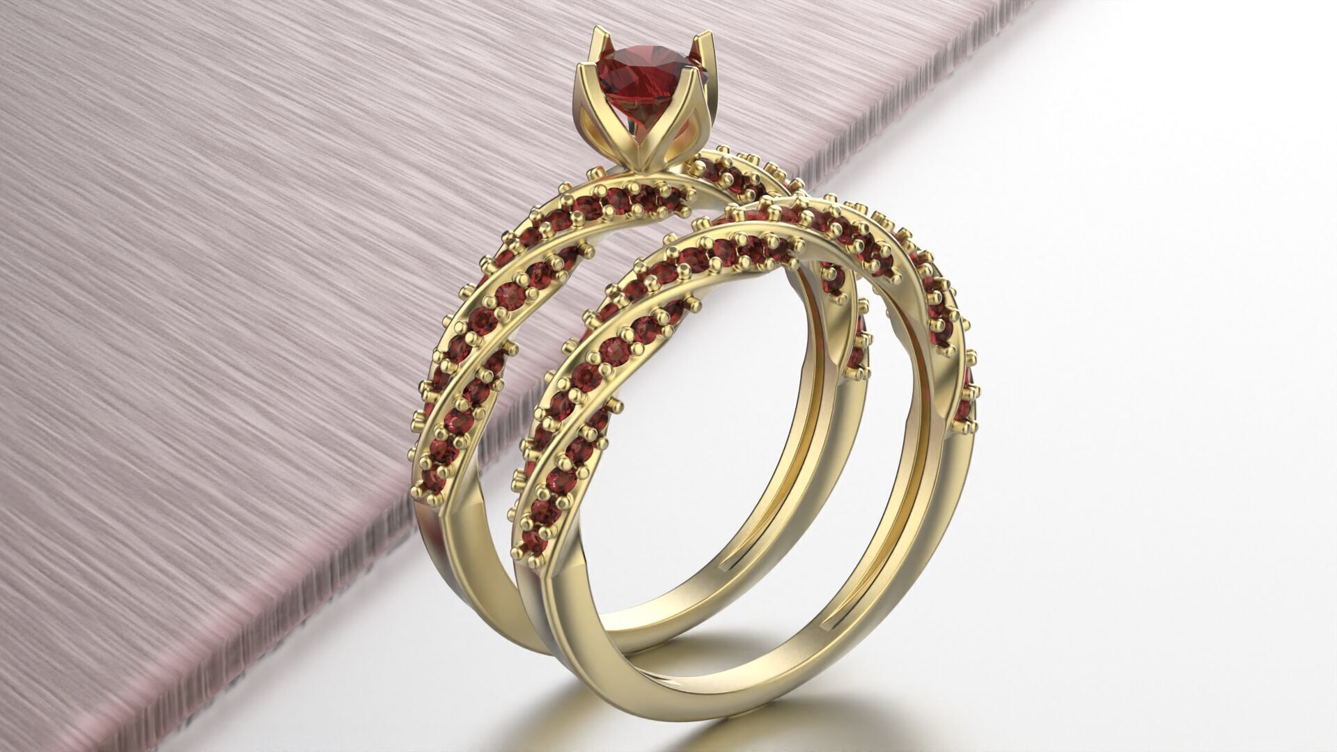 Spiral Solitaire Ring 3D print model_18