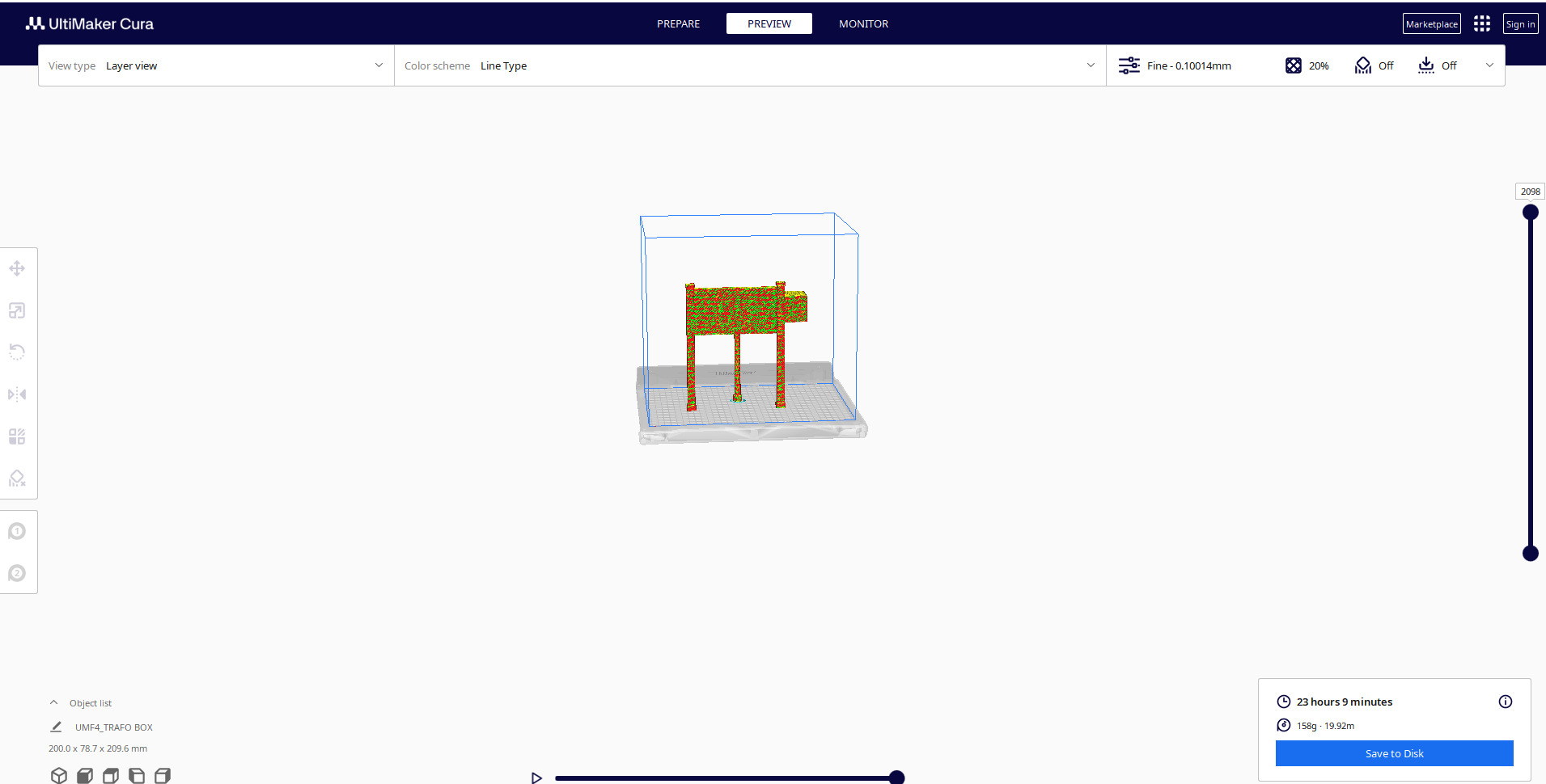 Trafo Box 3D print model_1