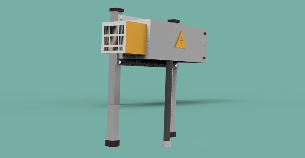 Trafo Box 3D print model_4