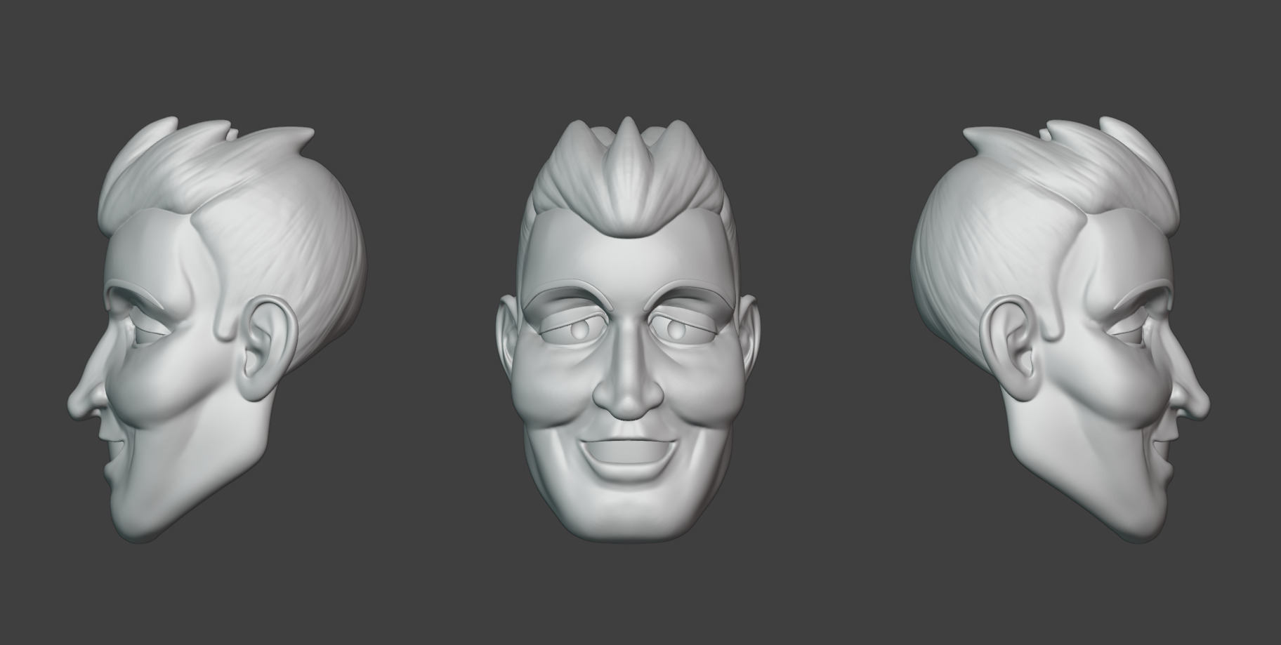 Punch Out Mike Tyson Piston Honda and Mr Dream 3D print model_14