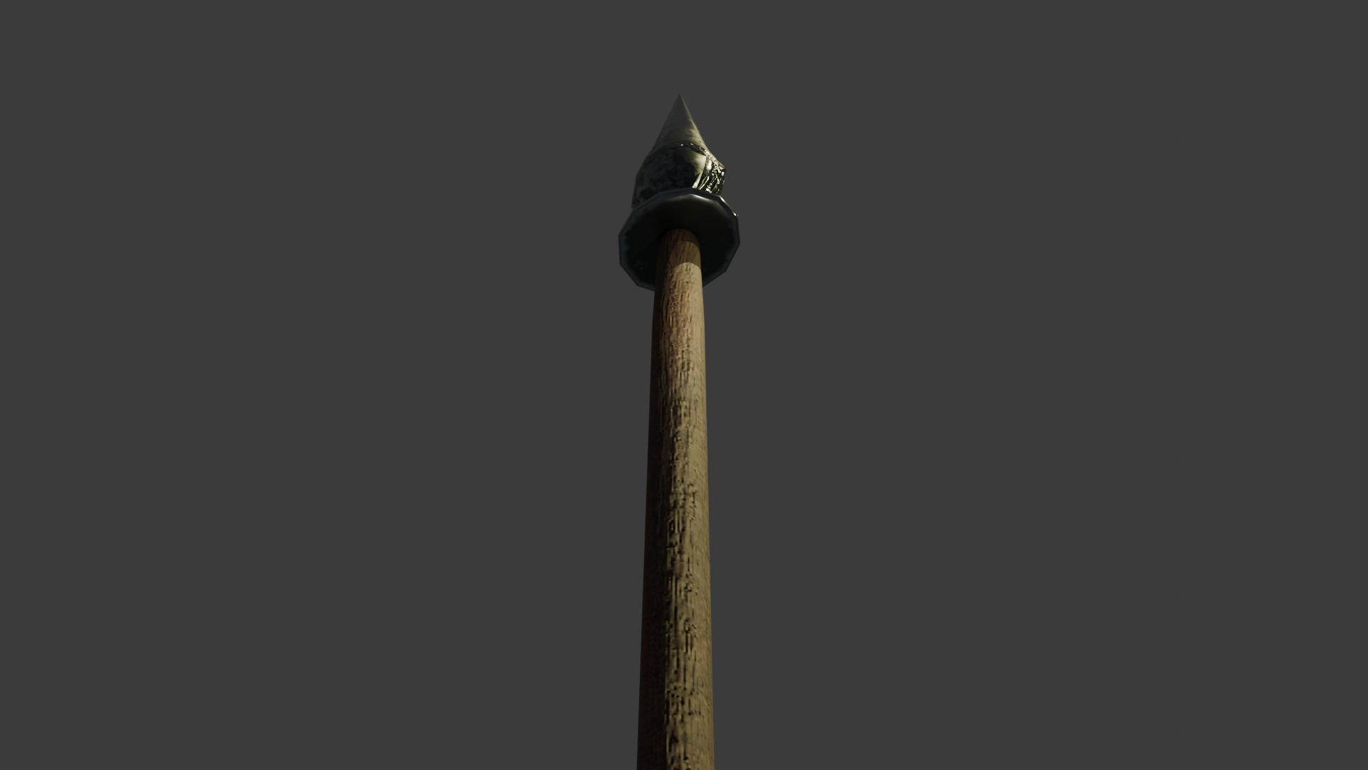 high Details Low-Poly Spear- 800 Polygons  Free low-poly 3D model_3