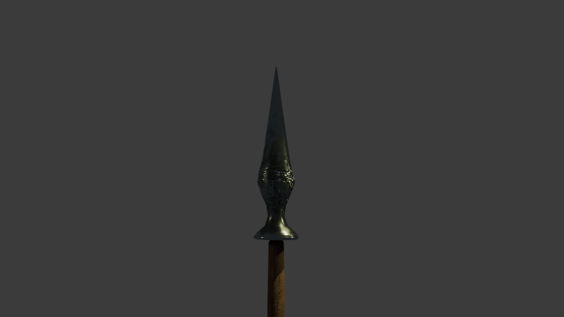 high Details Low-Poly Spear- 800 Polygons  Free low-poly 3D model_2