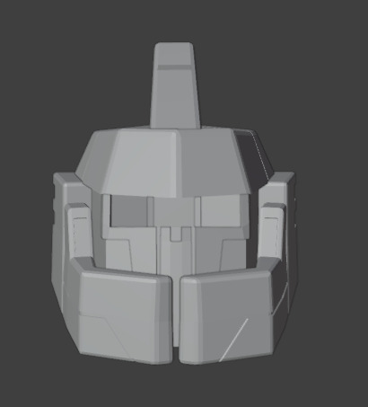 Mecha Zero Sion Helmet For Printing And Cosplays 3D print model_1