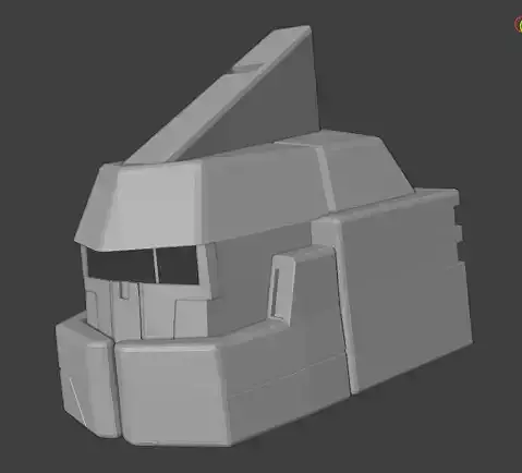 Mecha Zero Sion Helmet For Printing And Cosplays 3D print model