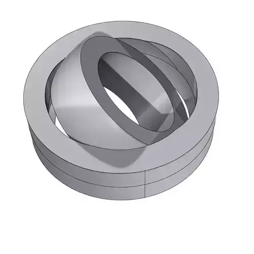 Self Aligning Plain Bearing Free 3D Printable Model Free 3D print model