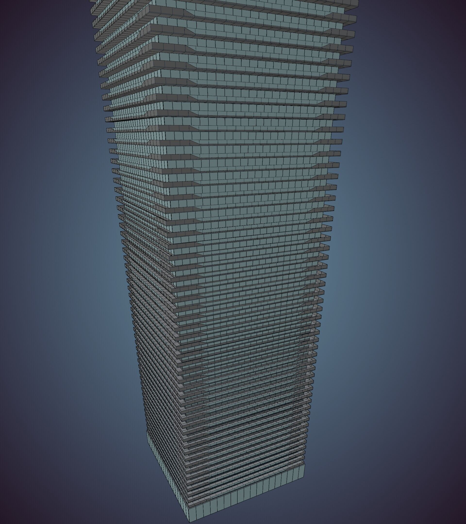 Parametric Building 1a12 3D model_48