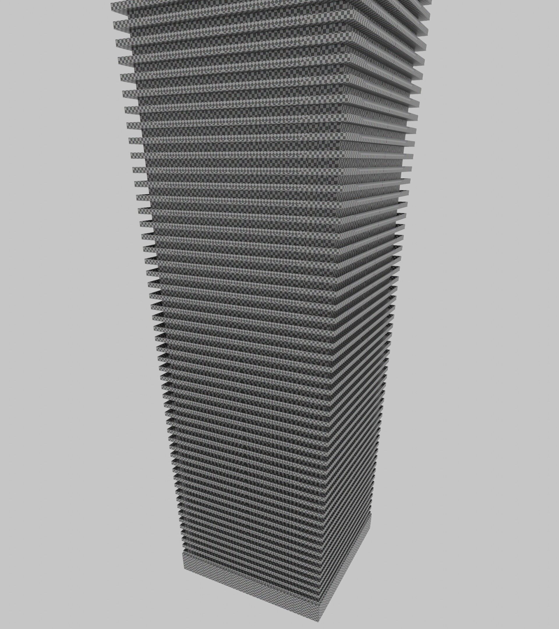 Parametric Building 1a12 3D model_22