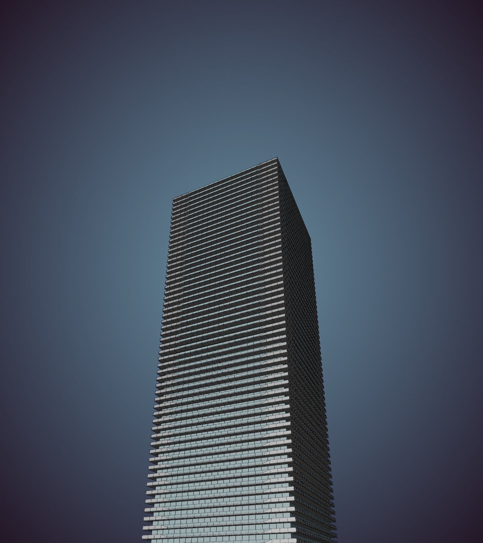 Parametric Building 1a12 3D model_46